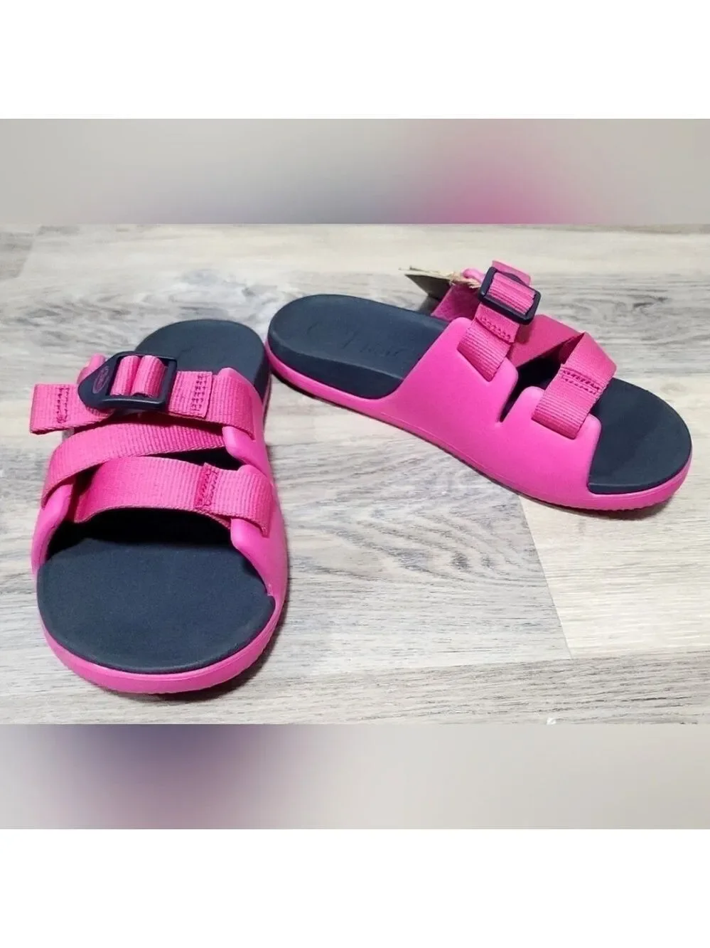 Chaco Kid's Chillos Slides - Magenta Size 2 - New In Box